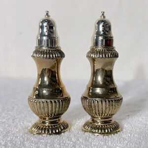 Vintage Silver Salt & Pepper Shakers